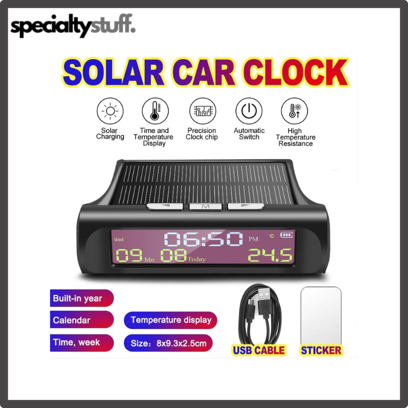 Digital Clock Calendar Time Temperature – SpecialtyStuff