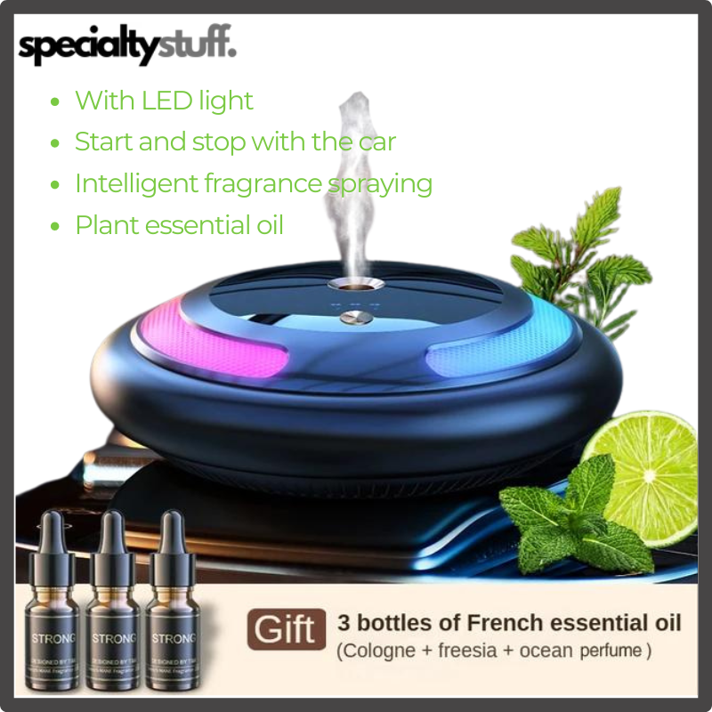 LED light Car Air Purifier