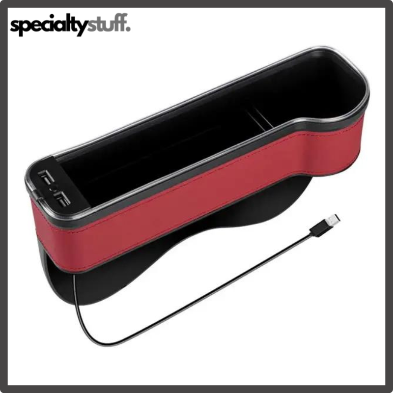 Storage Box with 2-USB Charger