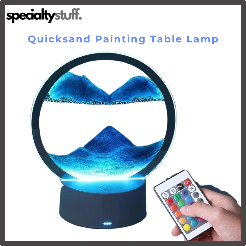 Table Lamp Moving Sand Art